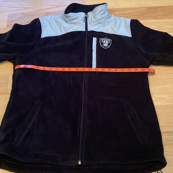 NFL Las Vegas Raiders Kids Jacket Lightweight Fleece Pockets NFL merchandise - Picture 3 of 7